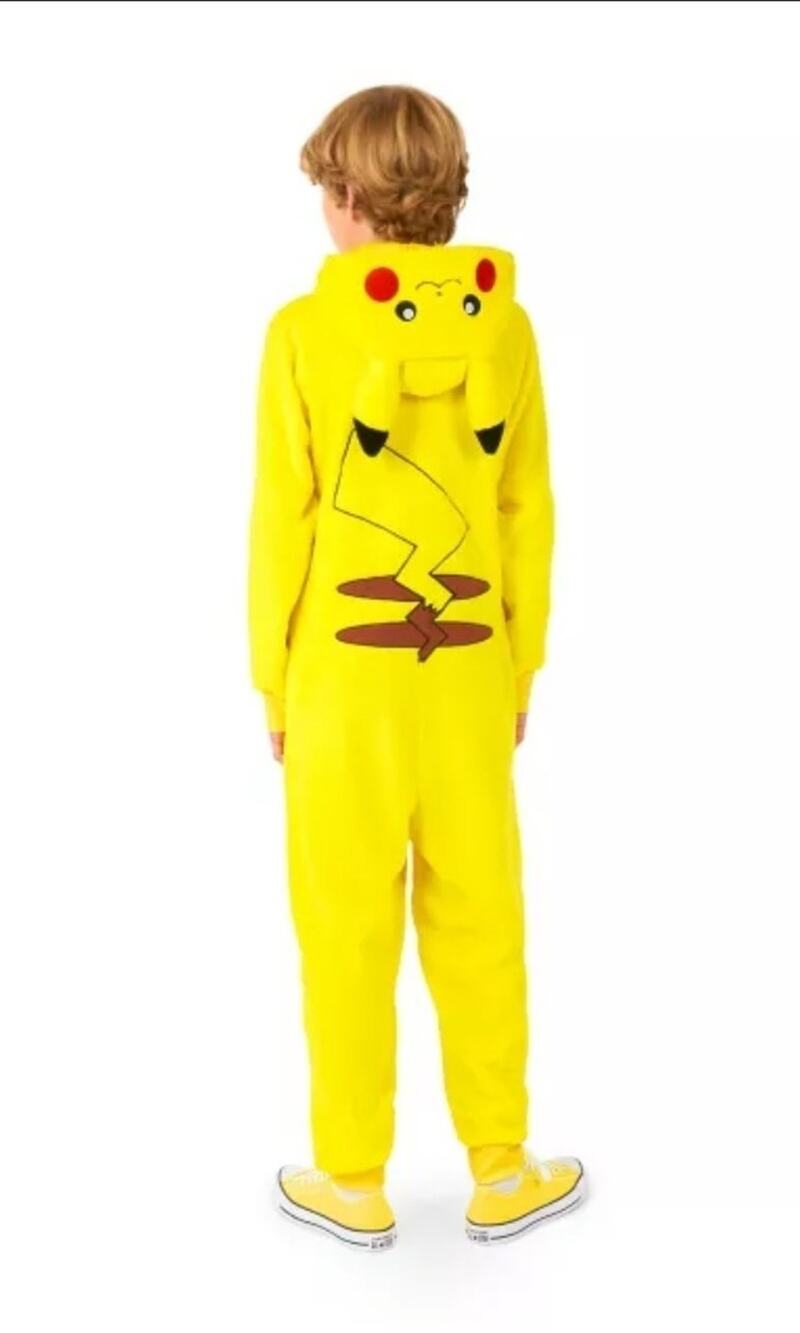 Opposuits Pokémon Pikachu One Piece Union Suit Halloween Costume Kids S Hooded